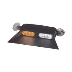 Luz interior de parabrisas con ventosa con visera color ámbar y claro Luz interior de parabrisas con ventosa con visera color ámbar y claro