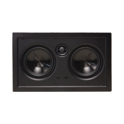 Serie Ghost HT en la pared, woofers dobles de polietileno inyectado de 5in , tweeter de seda suave de 1in , 5-100W, 8ohms Serie Ghost HT en la pared, woofers dobles de polietileno inyectado de 5in , tweeter de seda suave de 1in , 5-100W, 8ohms