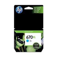 CARTUCHO HP CYAN 670XL HP Deskjet Ink Advantage 3525 4615 4625 5525 750 PAG CARTUCHO HP CYAN 670XL HP Deskjet Ink Advantage 3525 4615 4625 5525 750 PAG