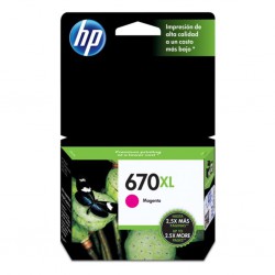 CARTUCHO HP MAGENTA 670XL HP Deskjet Ink Advantage 3525 4615 4625 5525 750 PAG CARTUCHO HP MAGENTA 670XL HP Deskjet Ink Advantage 3525 4615 4625 5525 750 PAG