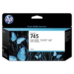Cartucho de tinta DesignJet HP 745 de 130 ml negro fotográfico Cartucho de tinta DesignJet HP 745 de 130 ml negro fotográfico