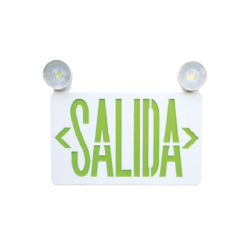 Letrero LED de SALIDA con Luz de Emergencia/Montaje Universal (pared, lateral o Techo)/Batería de Respaldo Incluida Letrero LED de SALIDA con Luz de Emergencia/Montaje Universal (pared, lateral o Techo)/Batería de Respaldo Incluida