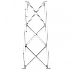 Sección 10 Base para Torre Autosoportada línea SSV (Código de Fábrica: 10N183) Sección 10 Base para Torre Autosoportada línea SSV (Código de Fábrica: 10N183)