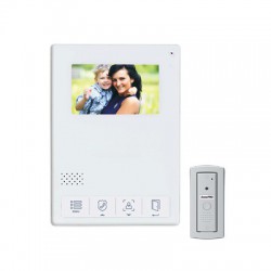 Kit de Videoportero / Frente de Calle Antivandalismo / Cámara 900TVL Para Baja Iluminación / Pantalla Alta Resolución / Contr Kit de Videoportero / Frente de Calle Antivandalismo / Cámara 900TVL Para Baja Iluminación / Pantalla Alta Resolución / Contr