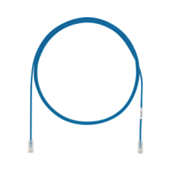 Cable de Parcheo UTP Cat6A, CM/LSZH, Diámetro Reducido (28AWG), Color Azul, 7ft