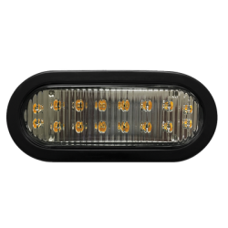 Luz direccional LED ovalada ambar con montaje de ojal de 7.5 pulgadas Luz direccional LED ovalada ambar con montaje de ojal de 7.5 pulgadas