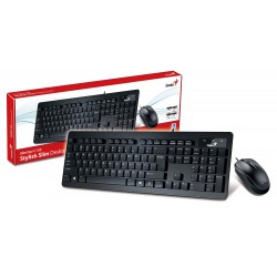Combo Teclado Genius+Mouse Slimstar C130 USB Negro (KB-110X+DX-125) Combo Teclado Genius+Mouse Slimstar C130 USB Negro (KB-110X+DX-125)