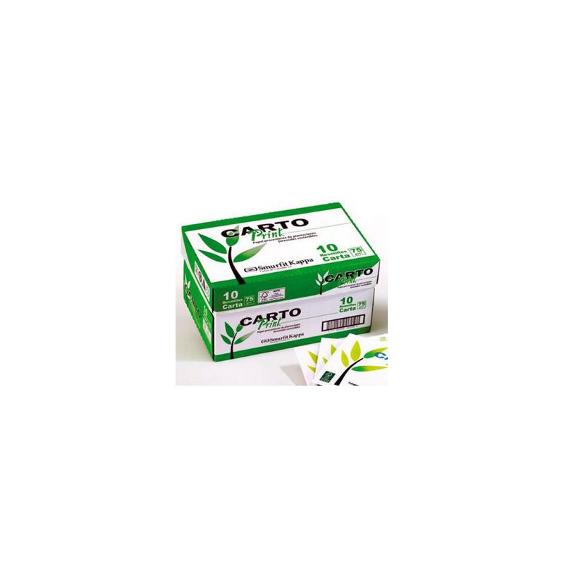 Caja Resmas de Papel Carta X 10 unidades 75 gr Caja Resmas de Papel Carta X 10 unidades 75 gr