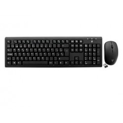 Combo de teclado y mouse inalámbricos marca V7 - Negro. Garantia de 12 meses Combo de teclado y mouse inalámbricos marca V7 - Negro. Garantia de 12 meses