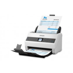 Escáner Epson Ds-730n De Mesa Adf Doble Cara Red Y Usb 2.0 Color Blanco