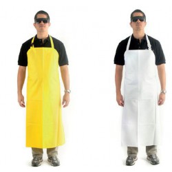 Delantal Industrial Calibre 16 Amarillo/blanco . (82 X 115 Cms) Delantal Industrial Calibre 16 Amarillo/blanco . (82 X 115 Cms)