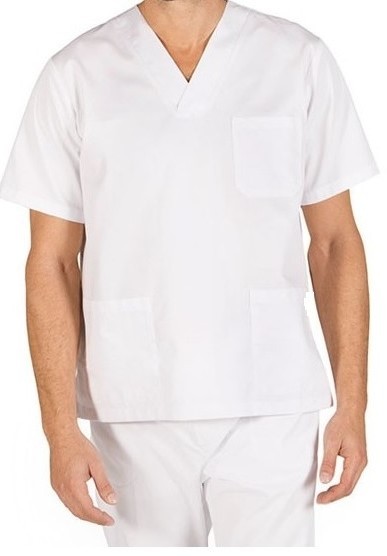 <b>REF: 1</b> | 1 - Protección y comodidad en una prenda versátil. Nuestra Camiseta Tipo Polo Antifluido ofrece protección contra salpicaduras y manchas, con un diseño que se adapta a tus necesidades.